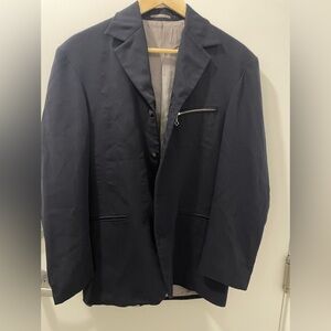 Massimo moda suit jacket in navy blue